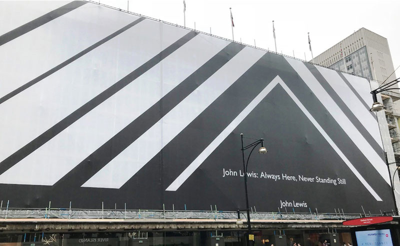 john lewis building wrap oxford street