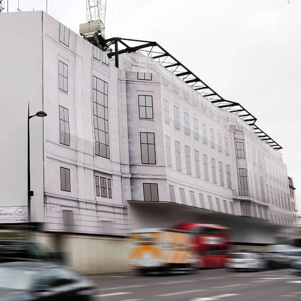 grosvenor place london building wrap