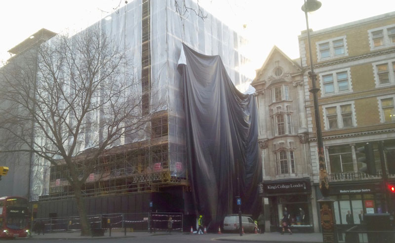 large building wrap for 180 the strand