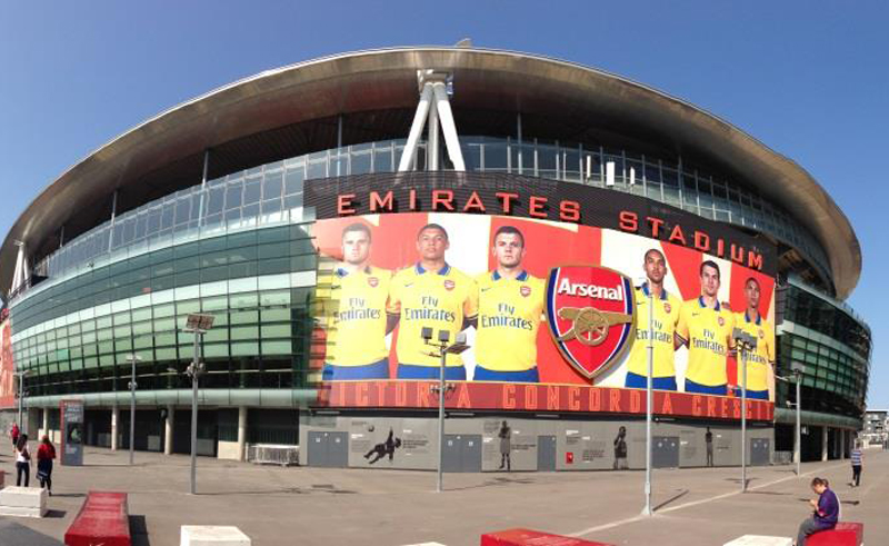 arsenal football club stadium wrap