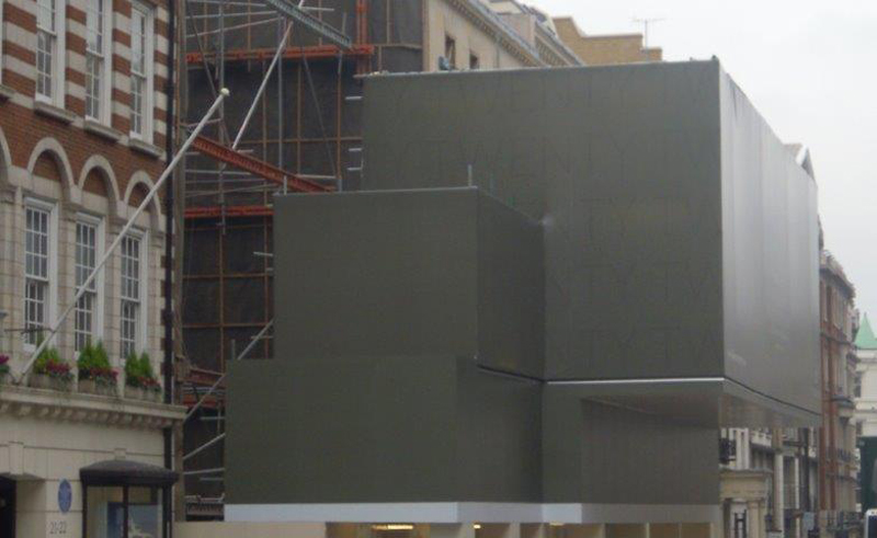 grosvenor street building wrap