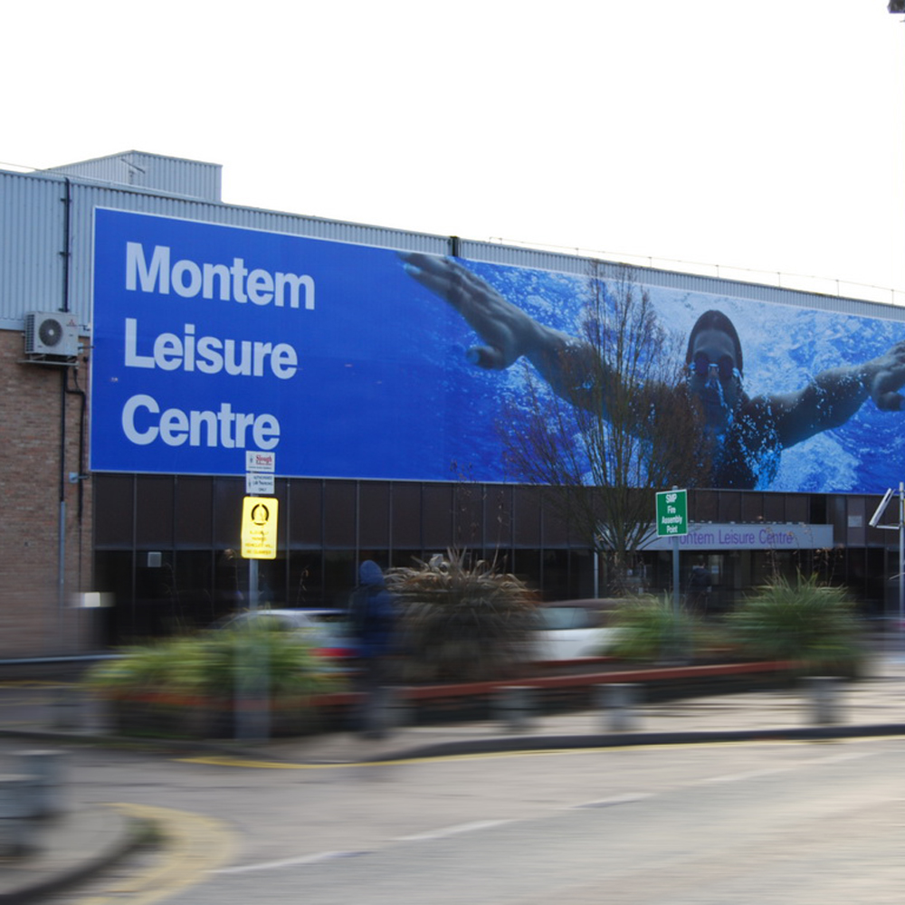 montem leisure centre banner