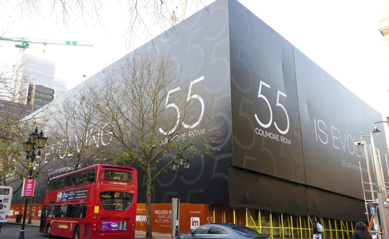 55 colmore road building wrap