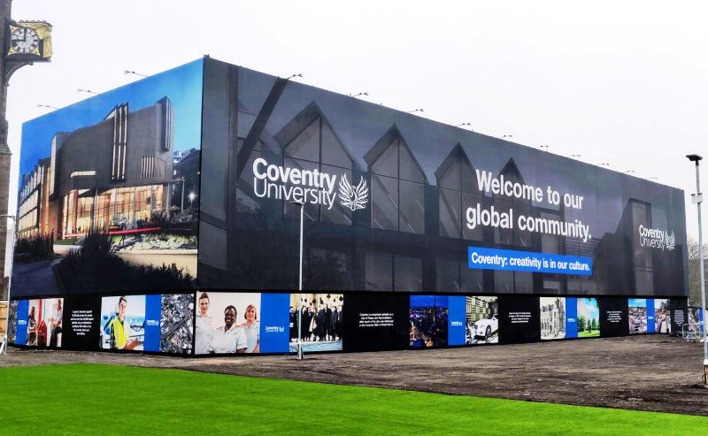 Coventry University building wrap