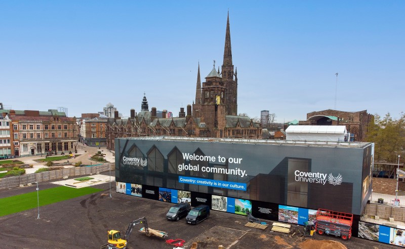 Coventry University building wrap