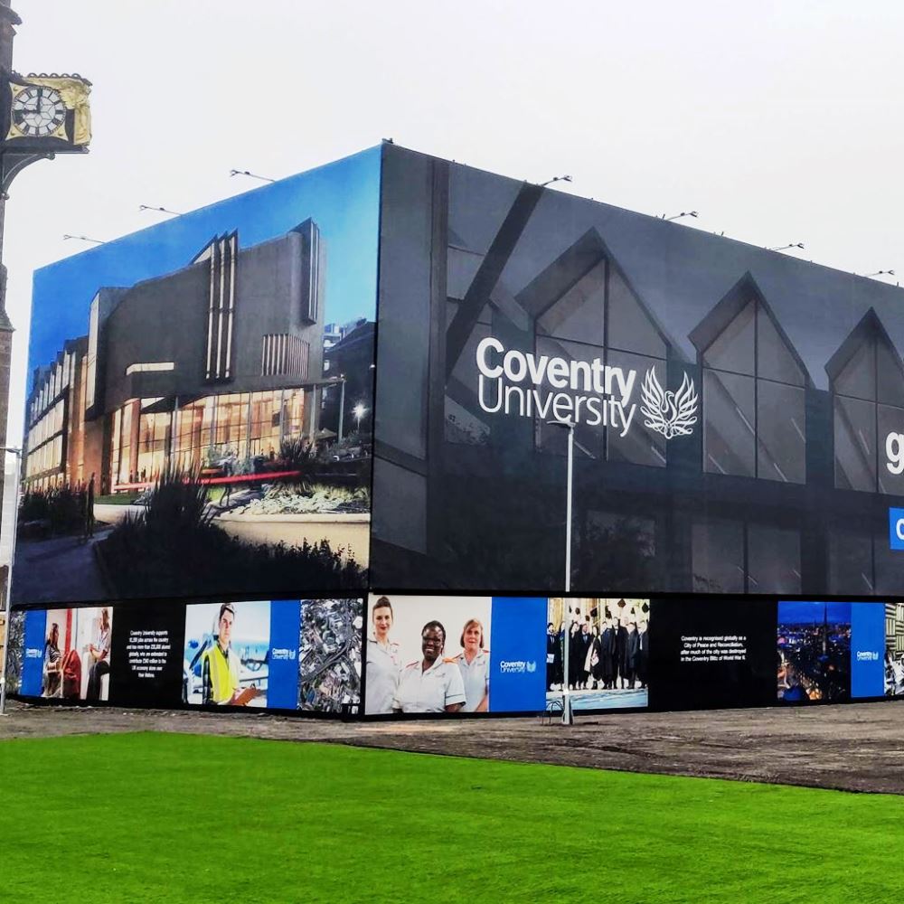 Coventry University building wrap