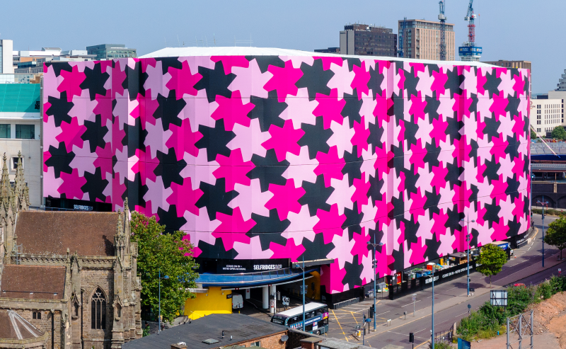 Selfridges Birmingham building wrap