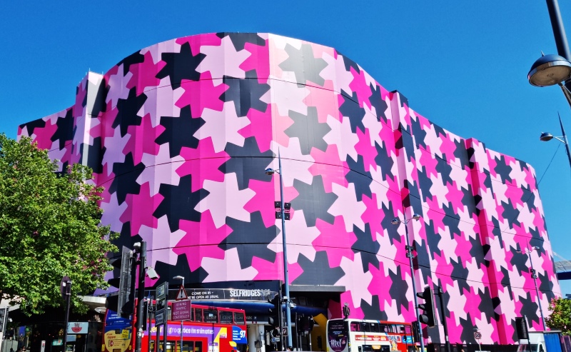 Selfridges Birmingham building wrap