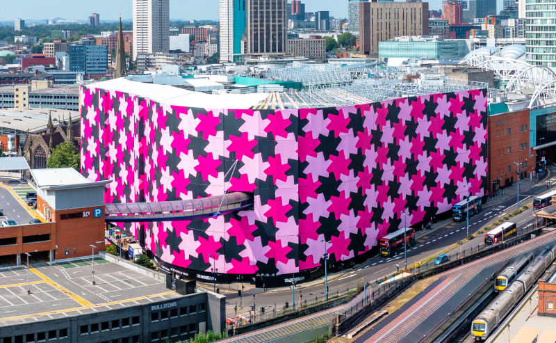 Selfridges Birmingham building wrap