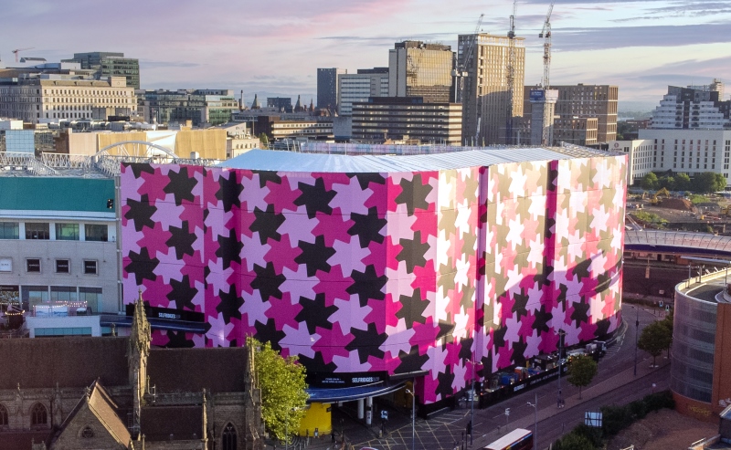 Selfridges Birmingham building wrap