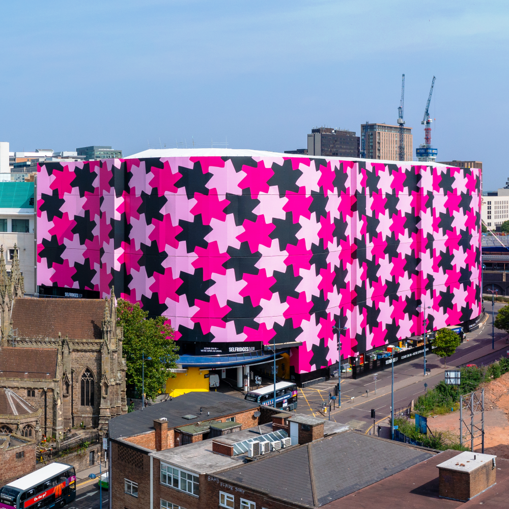 Selfridges Birmingham building wrap