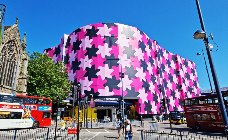 Selfridges Birmingham scaffold banner