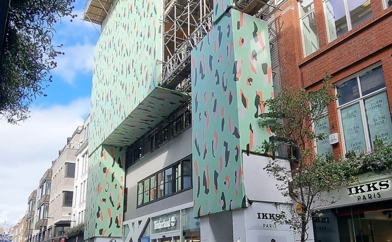 Carnaby Street scaffold wrap