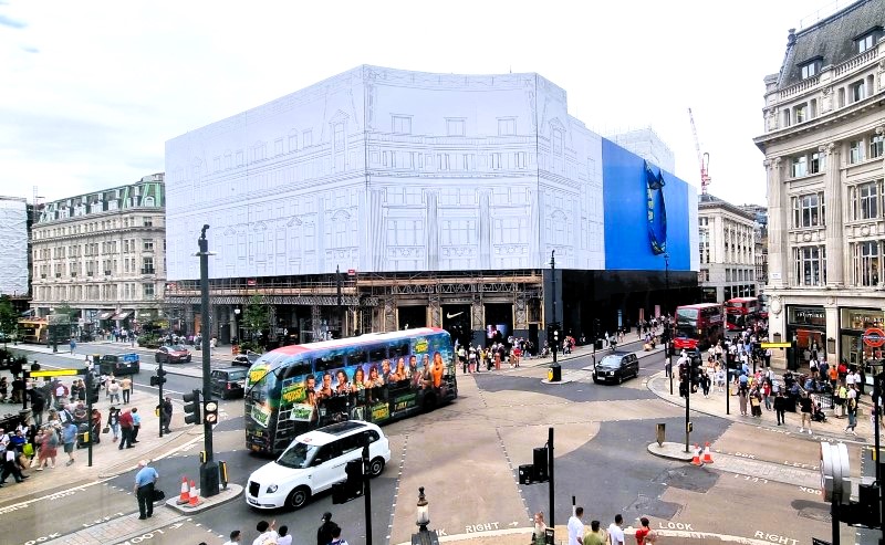 IKEA Oxford Circus building wrap