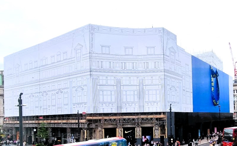 IKEA Oxford Circus building wrap