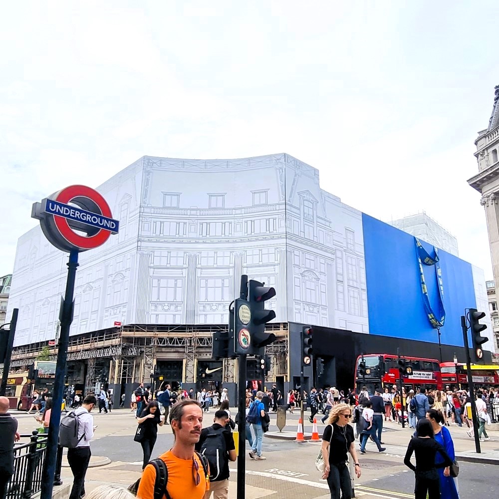 IKEA Oxford Circus building wrap