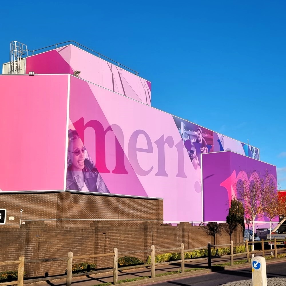 Merry Hill Shopping Centre building wrap