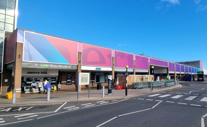 Merry Hill Shopping Centre building wrap