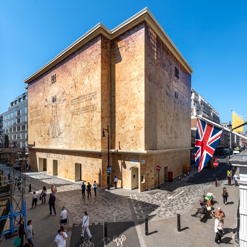 7 Burlington Gardens Printed Scaffold wrap