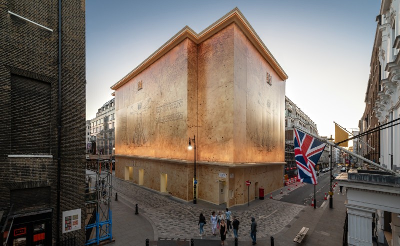 7 Burlington Gardens Printed Scaffold wrap