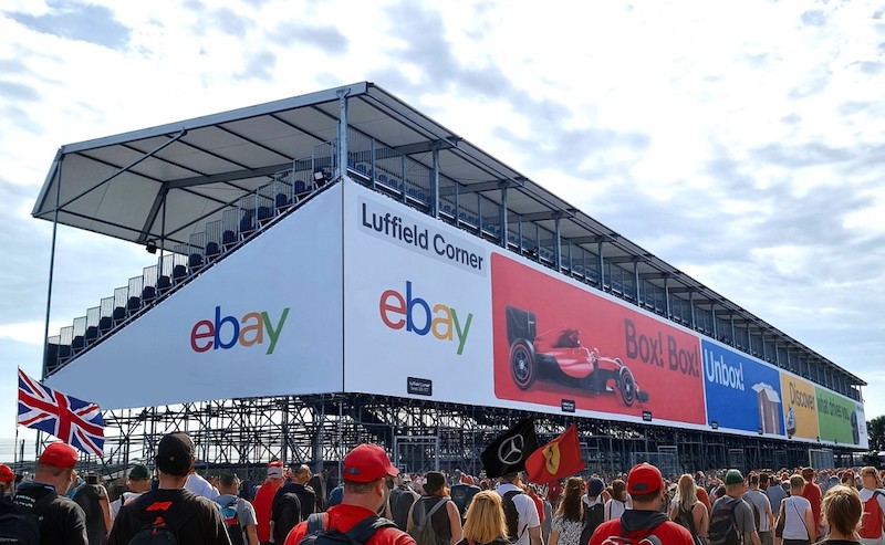 Silverstone 2025 British Grand Prix grandstand wraps