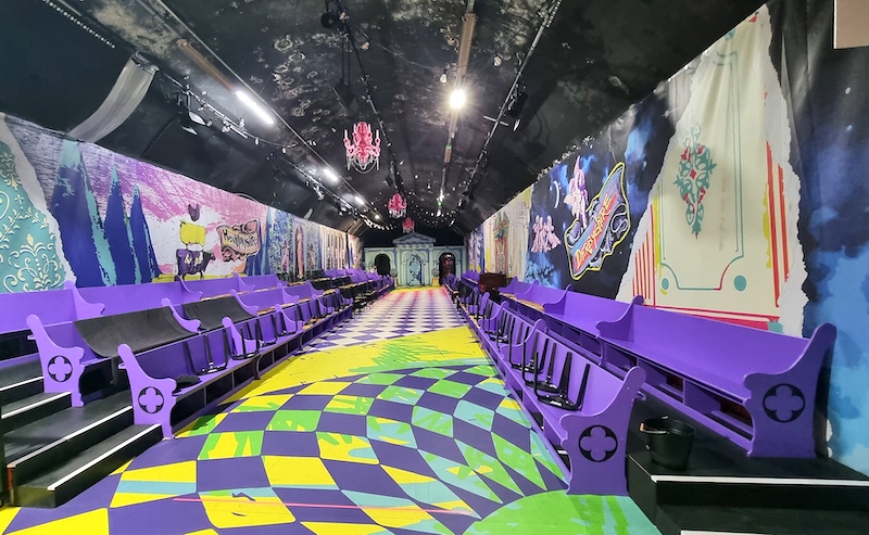 The Vaults, Waterloo internal building wrap