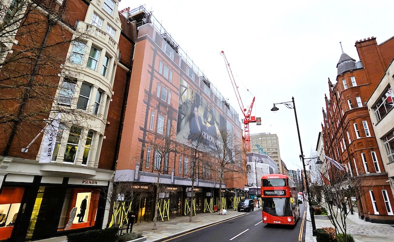 Giorgio Armani Sloane Street Embrace Building Wraps